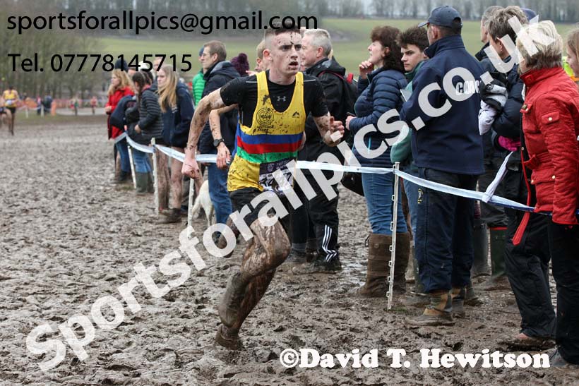 Mens under-17s 2018 British Inter Counties Cross Country Champs., Prestwold Hall, Loughborough. Photo: David T. Hewitson/Sports for All Pics